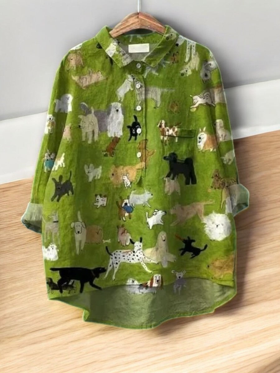 Ida™ - Stilvolle Vintage Bluse für einen zeitlosen Look