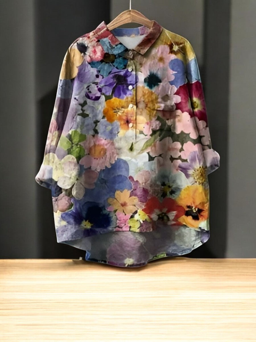Helga™ - rendy Vintage Bluse für einen zeitlosen Look
