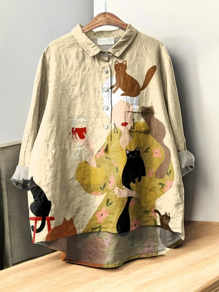 Amalie™ - Elegante Vintage-Bluse mit zeitlosem Stil