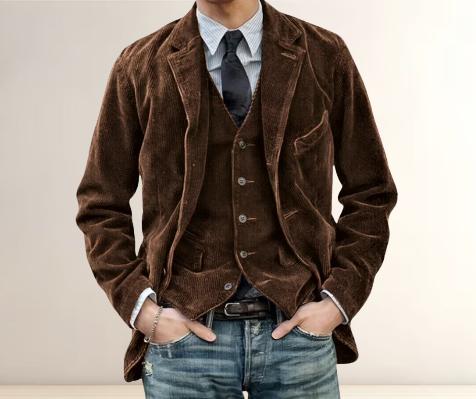 MATTEO - RETRO-JACKE UND -WESTE