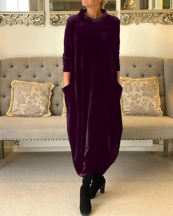 Gabriella - Stylisches Winterkleid mit Taschen