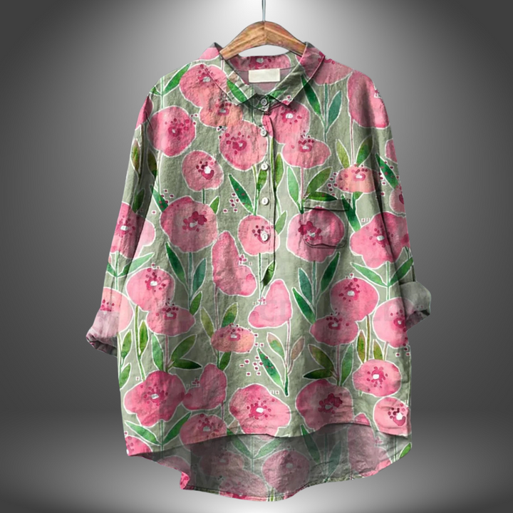 Adelheid™ - Elegante Blumenblusen für einen Zeitlosen Look