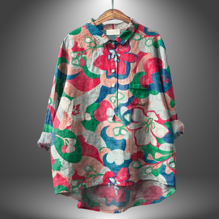 Adelheid™ - Elegante Blumenblusen für einen Zeitlosen Look