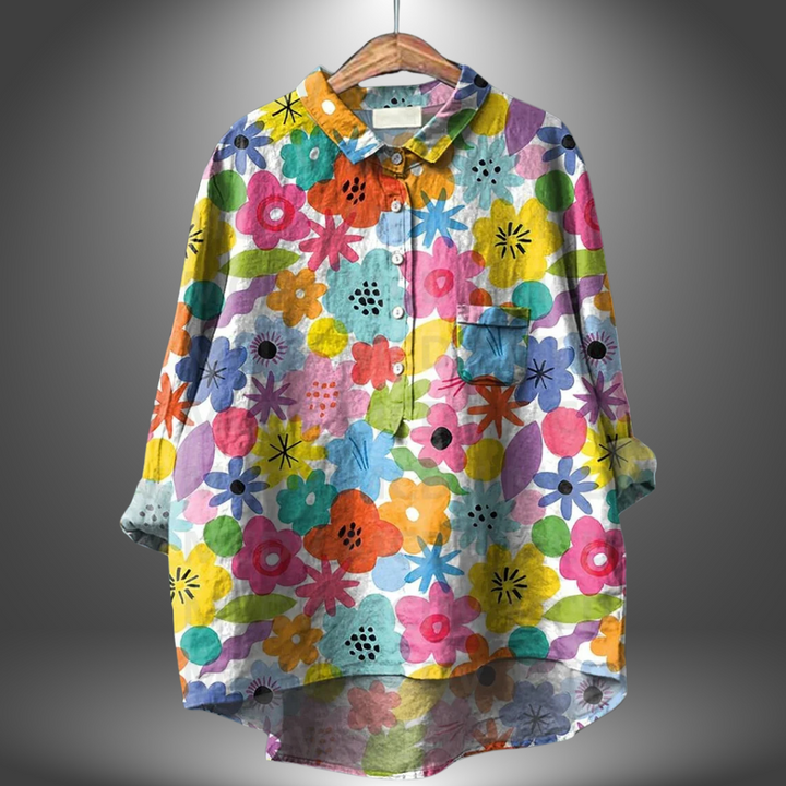 Adelheid™ - Elegante Blumenblusen für einen Zeitlosen Look