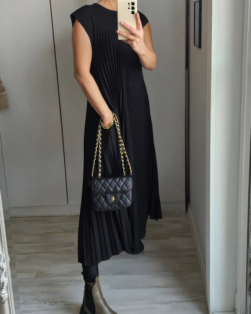 Laurine™ – Elegantes langes Kleid im klassischen Stil