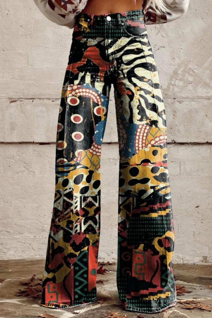 Behn Berlin | Stilvolle Boho Vintage Weitgeschnittene Hose