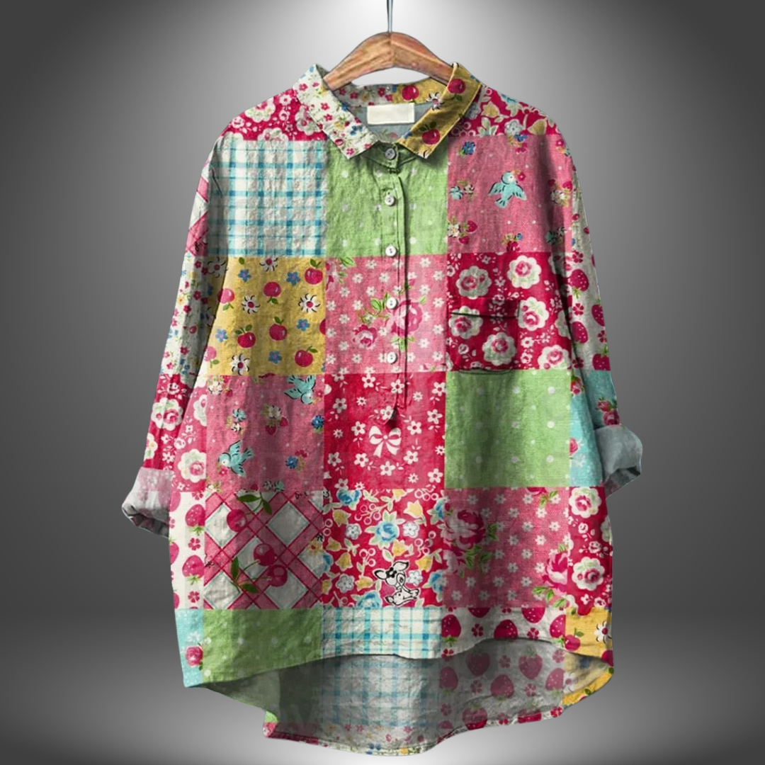 Adelheid™ - Elegante Blumenblusen für einen Zeitlosen Look