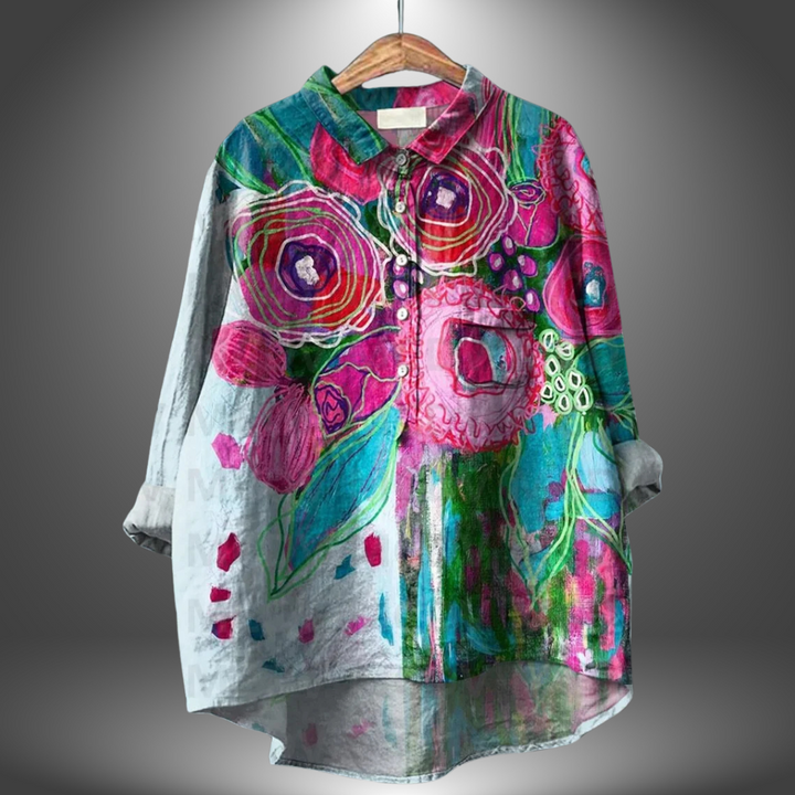 Adelheid™ - Elegante Blumenblusen für einen Zeitlosen Look