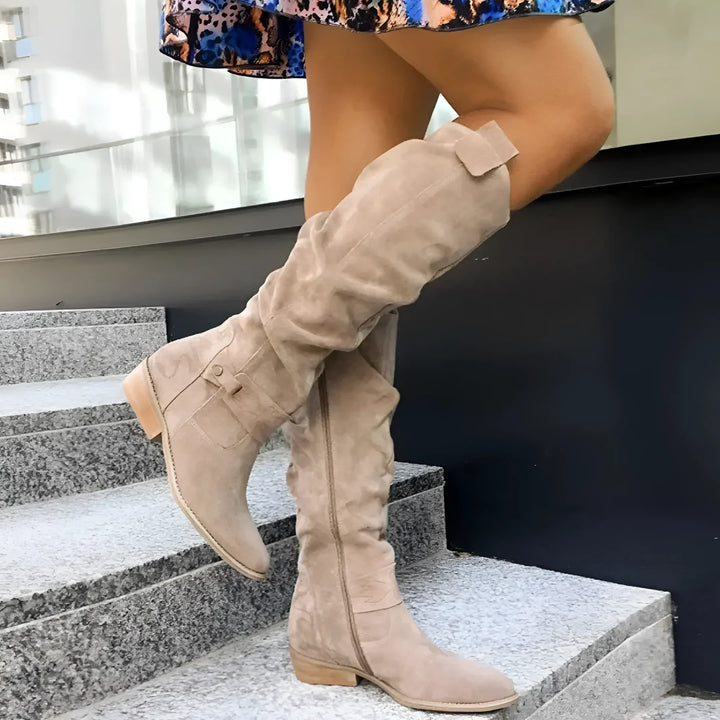 Maya™ - Hochwertige Damenstiefel aus Leder