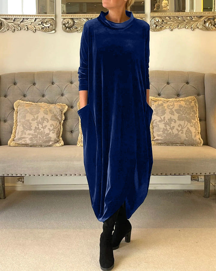 Gabriella - Stylisches Winterkleid mit Taschen