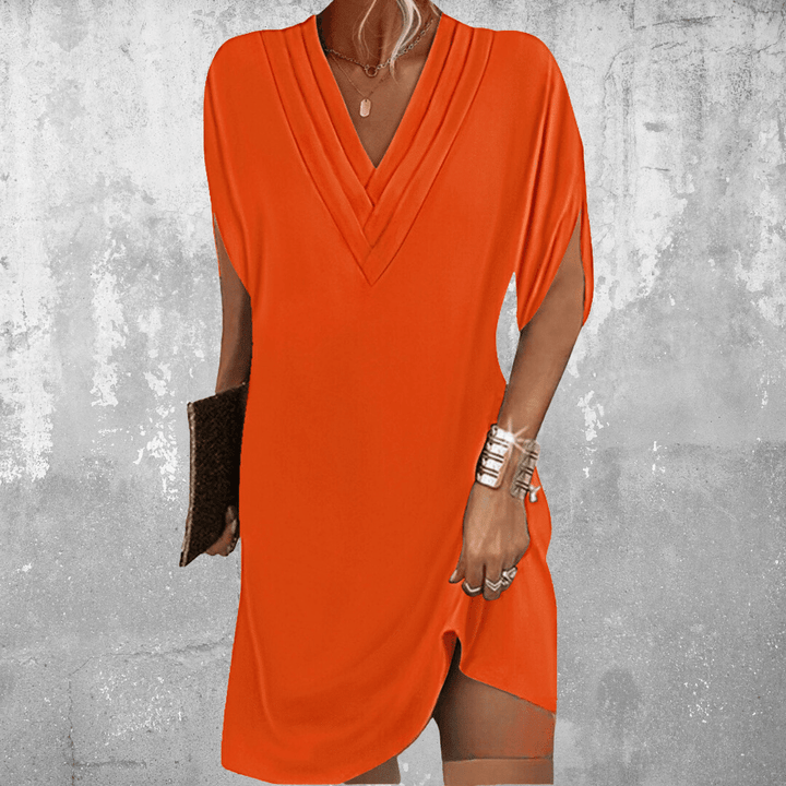Carmela™ – Elegantes Kleid mit schmeichelndem V-Ausschnitt