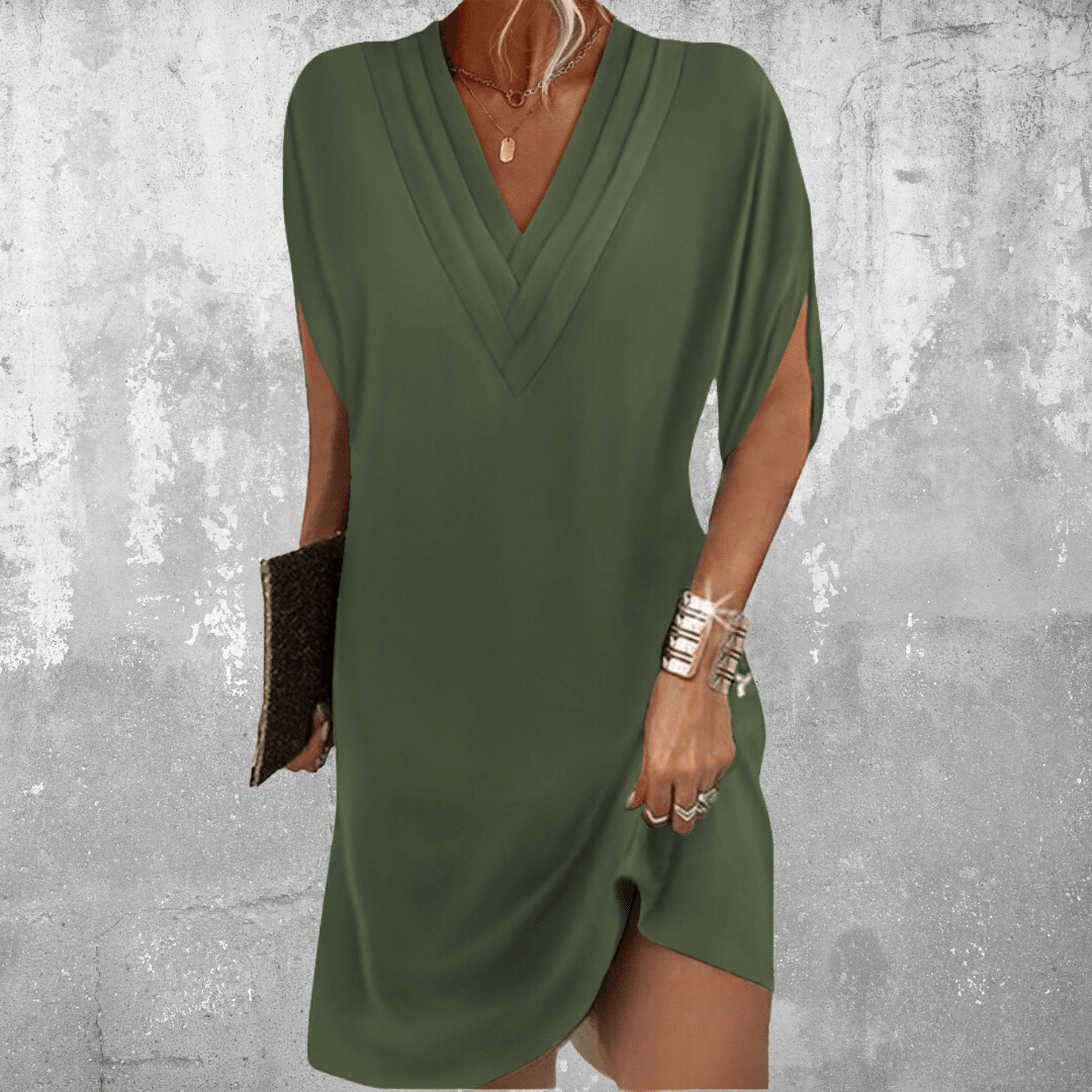 Carmela™ – Elegantes Kleid mit schmeichelndem V-Ausschnitt