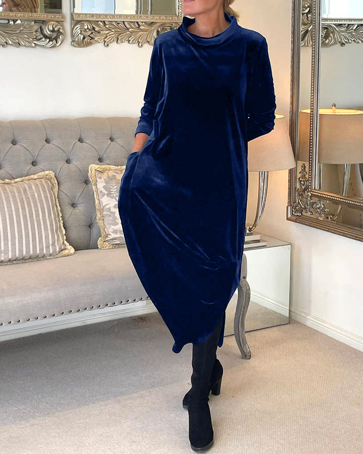 Gabriella - Stylisches Winterkleid mit Taschen