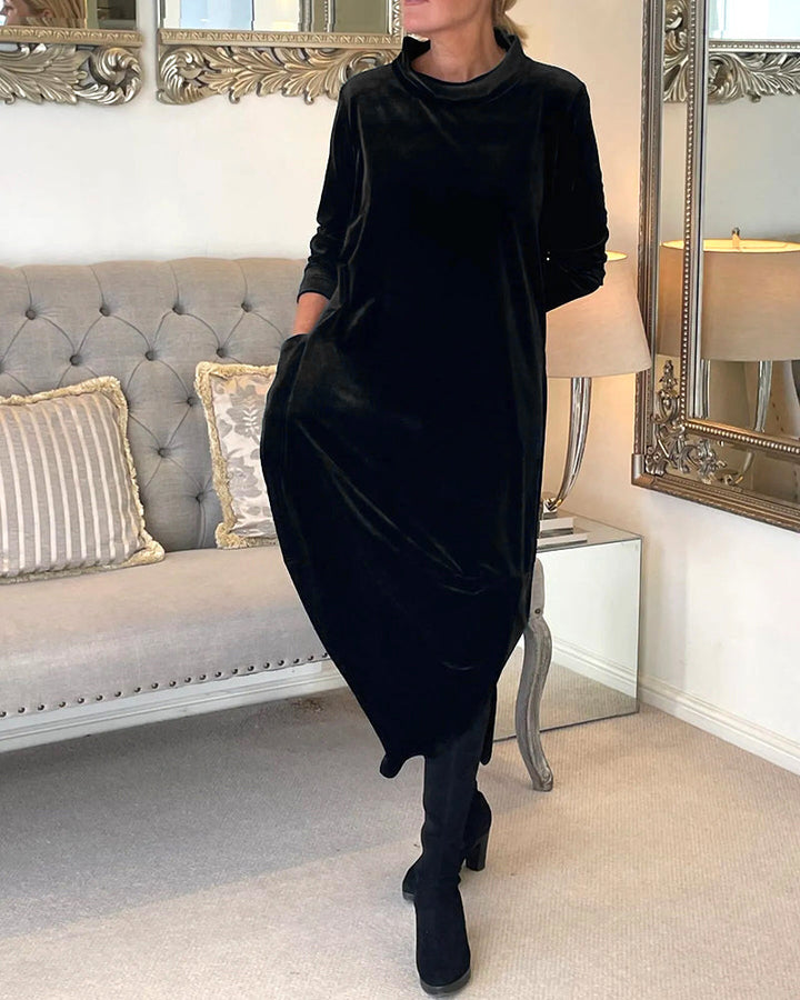 Gabriella - Stylisches Winterkleid mit Taschen