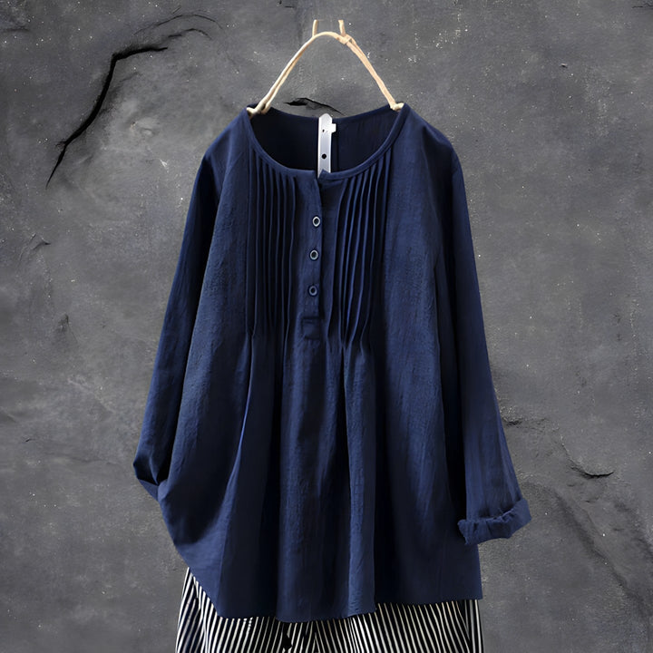 Betty™ - Handgefertigte stilvolle lockere Bluse