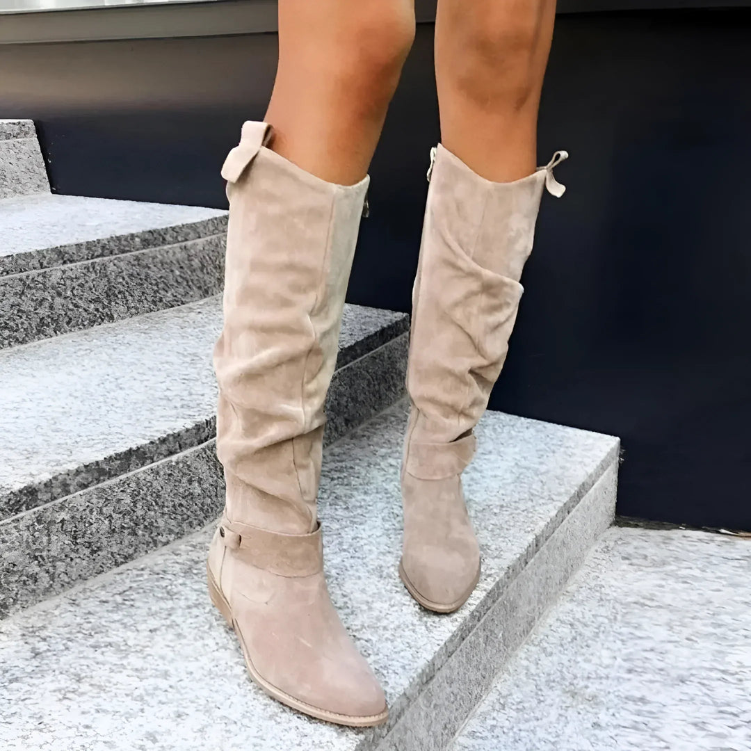 Maya™ - Hochwertige Damenstiefel aus Leder