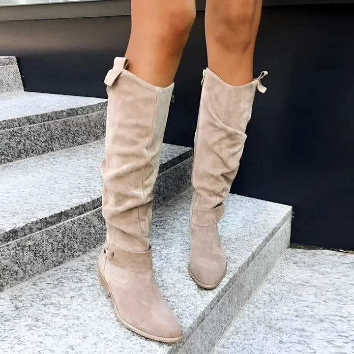 Maya™ - Hochwertige Damenstiefel aus Leder