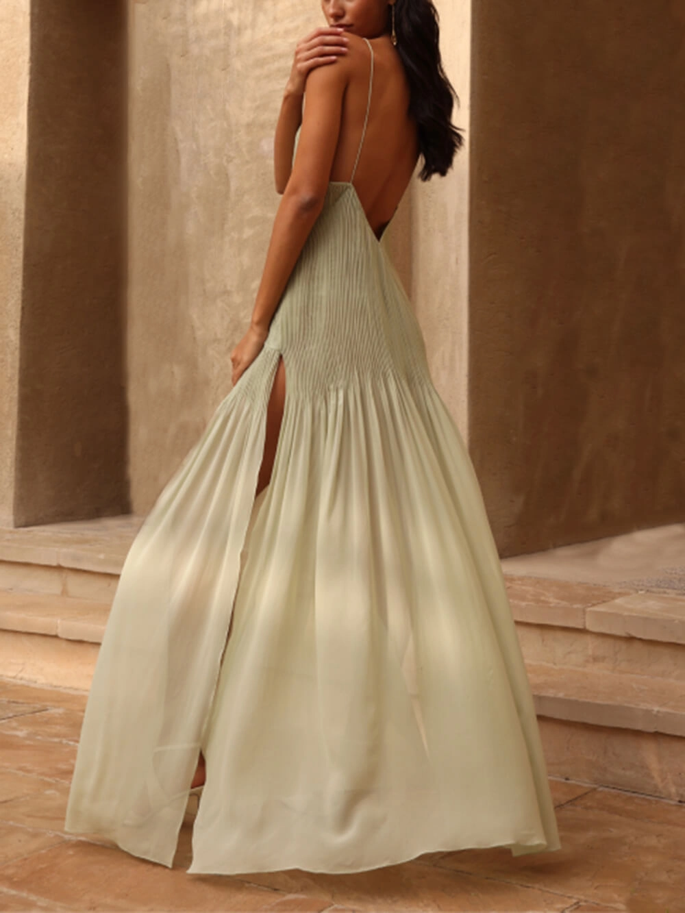 Sofia™ - Elegantes Patchwork Maxikleid Sofia