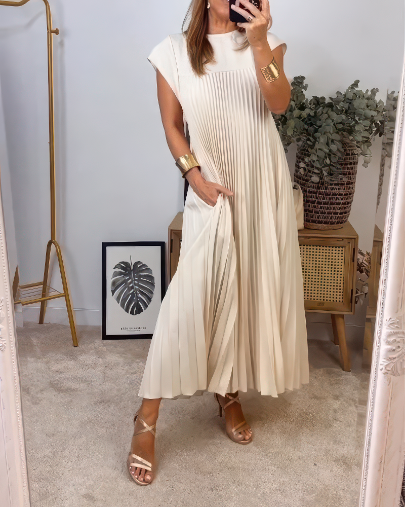 Laurine™ – Elegantes langes Kleid im klassischen Stil