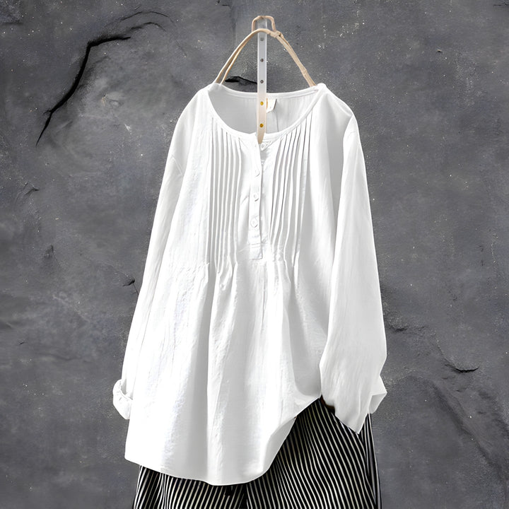 Betty™ - Handgefertigte stilvolle lockere Bluse