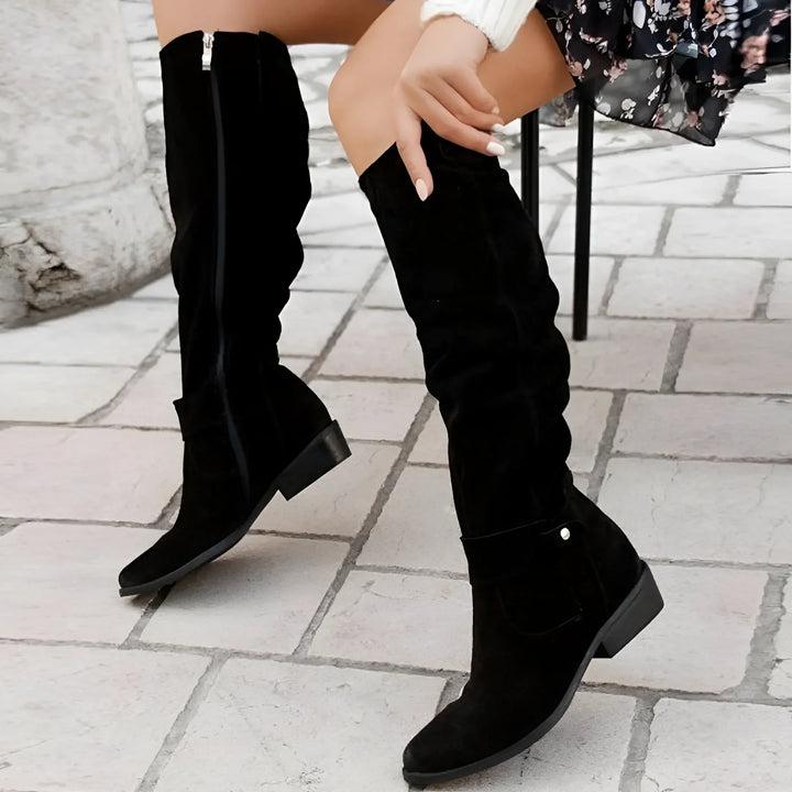 Maya™ - Hochwertige Damenstiefel aus Leder