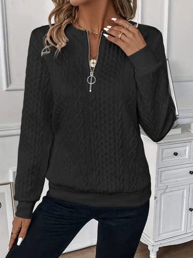 Gianna - Pullover mit Reißverschluss
