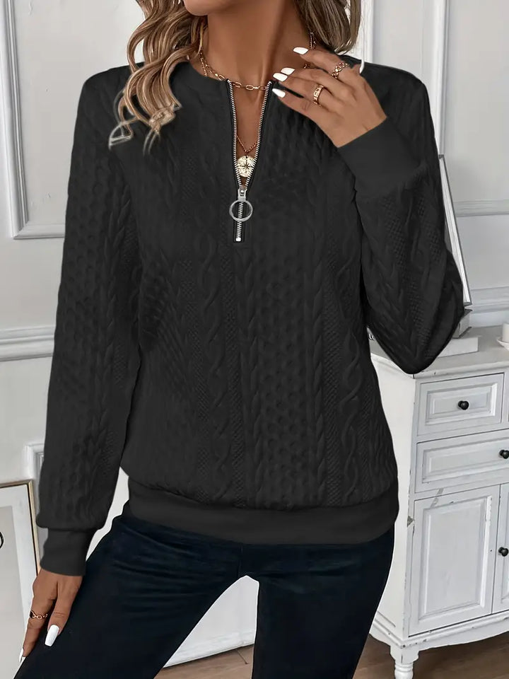 Gianna - Pullover mit Reißverschluss