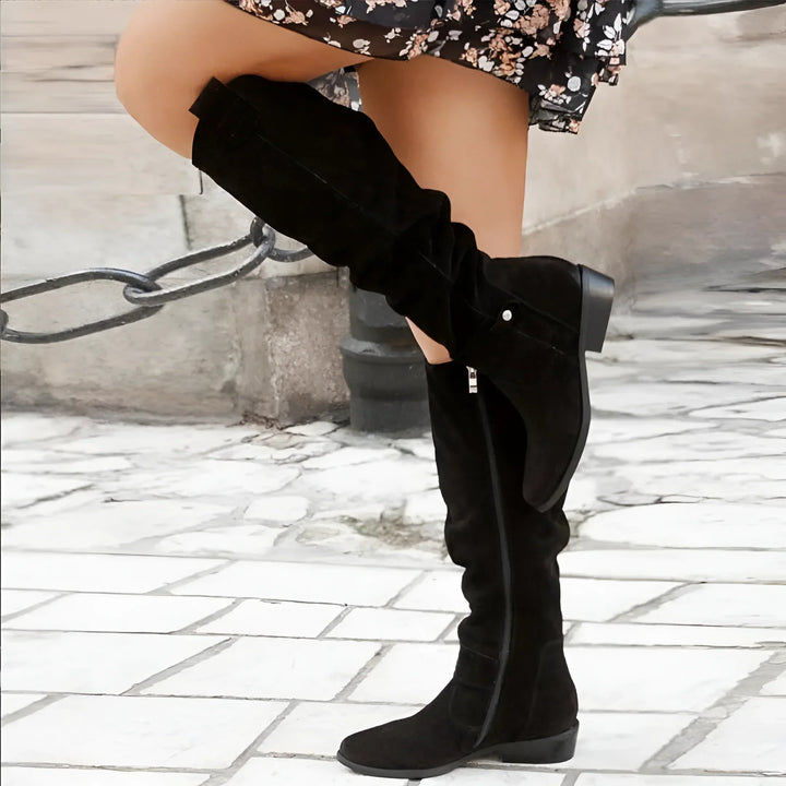 Maya™ - Hochwertige Damenstiefel aus Leder