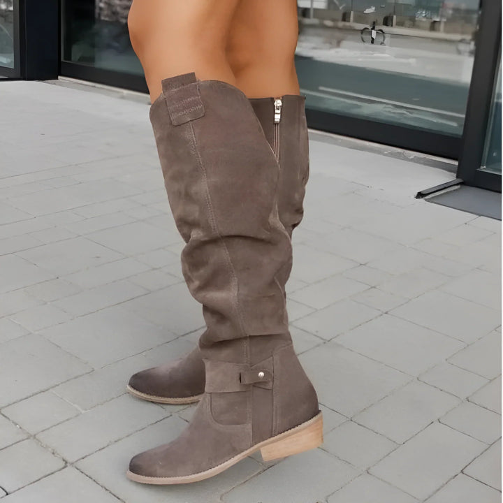 Maya™ - Hochwertige Damenstiefel aus Leder