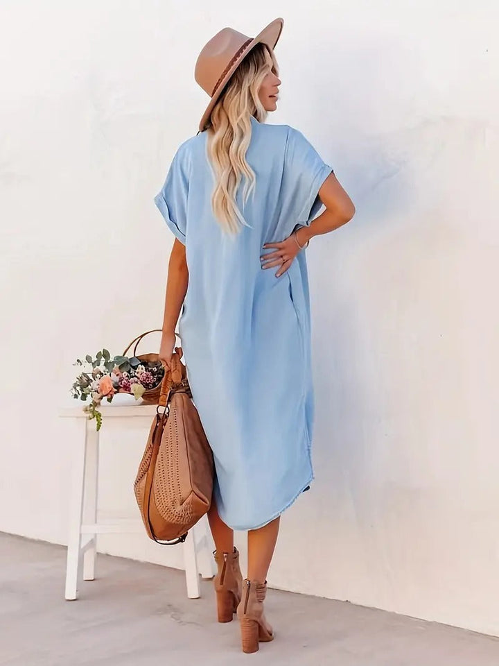 Béatrice™ - Elegantes Chemisier-Kleid Béatrice™ -