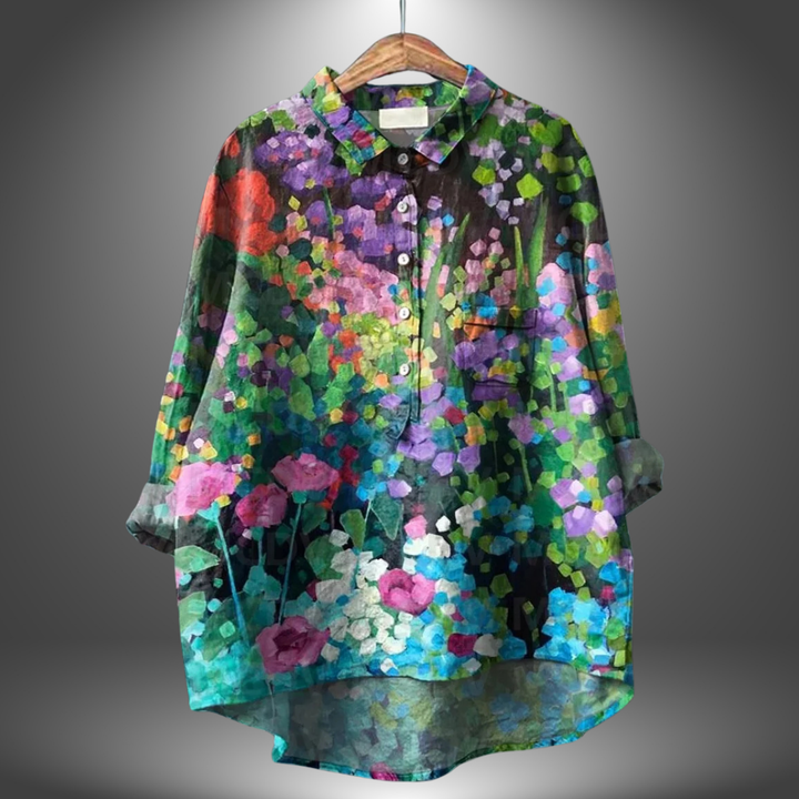 Adelheid™ - Elegante Blumenblusen für einen Zeitlosen Look
