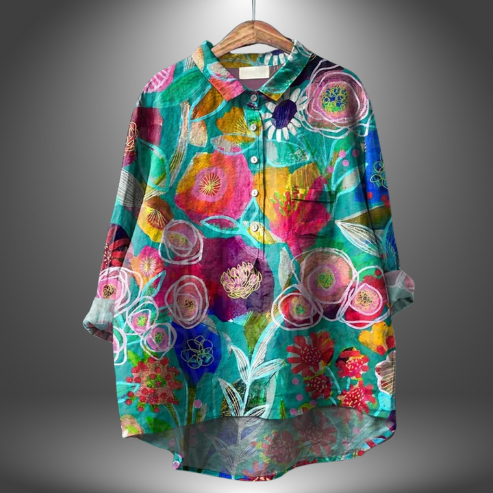 Adelheid™ - Elegante Blumenblusen für einen Zeitlosen Look