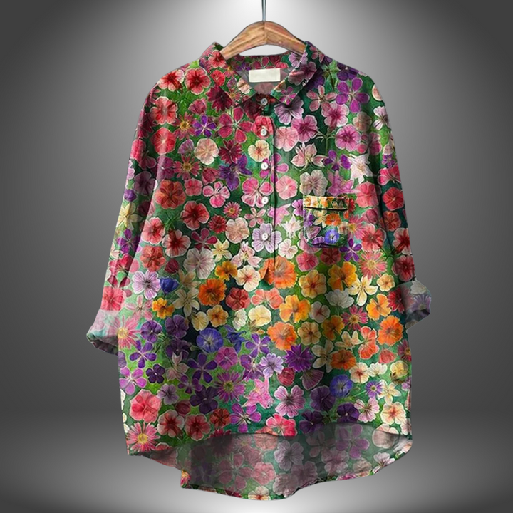 Adelheid™ - Elegante Blumenblusen für einen Zeitlosen Look