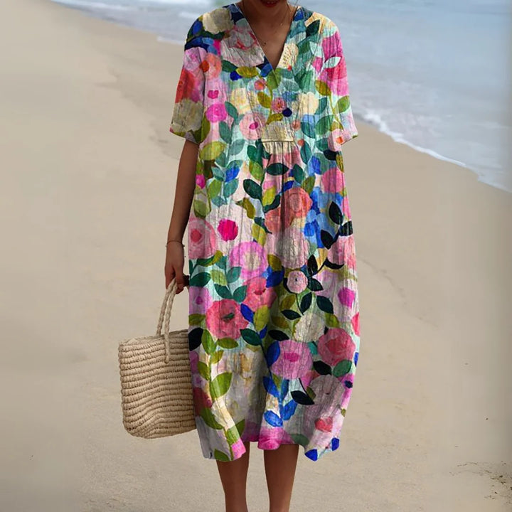 Amara™ - Müheloses Sommer-Blumenkleid