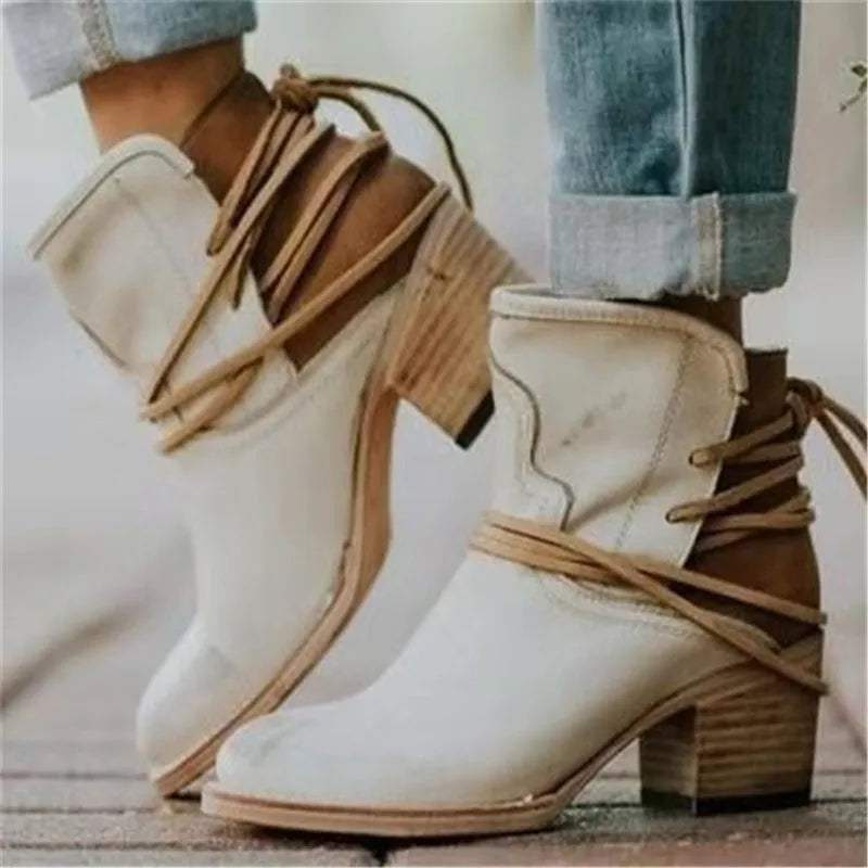 Elena™ - Weinlese Western Laarzen