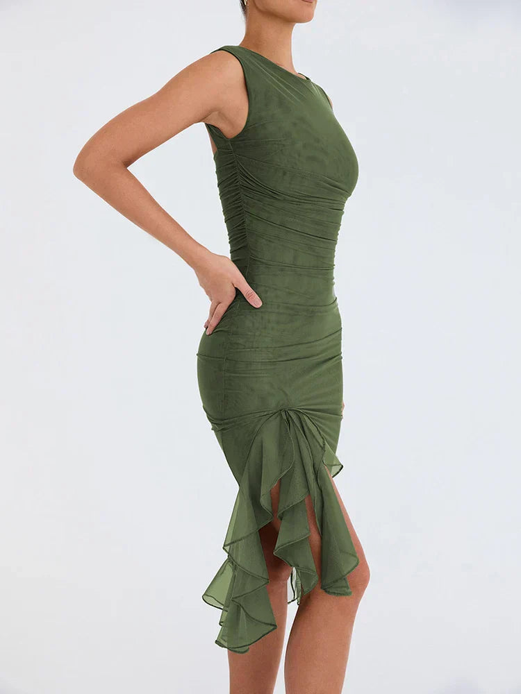 Nancy™ - Elegantes Midi-Kleid