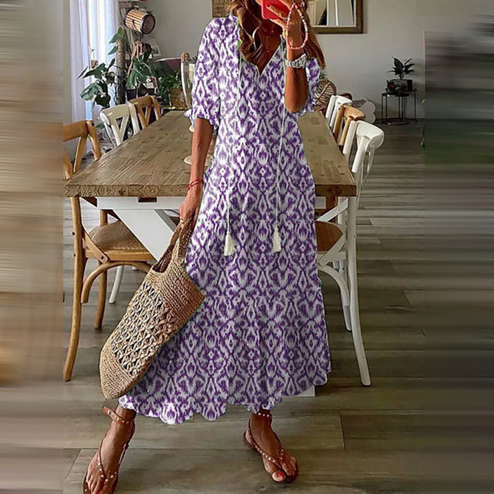 Capucine™ – Maxi-Boho-Kleid mit elegantem Retro-Charme