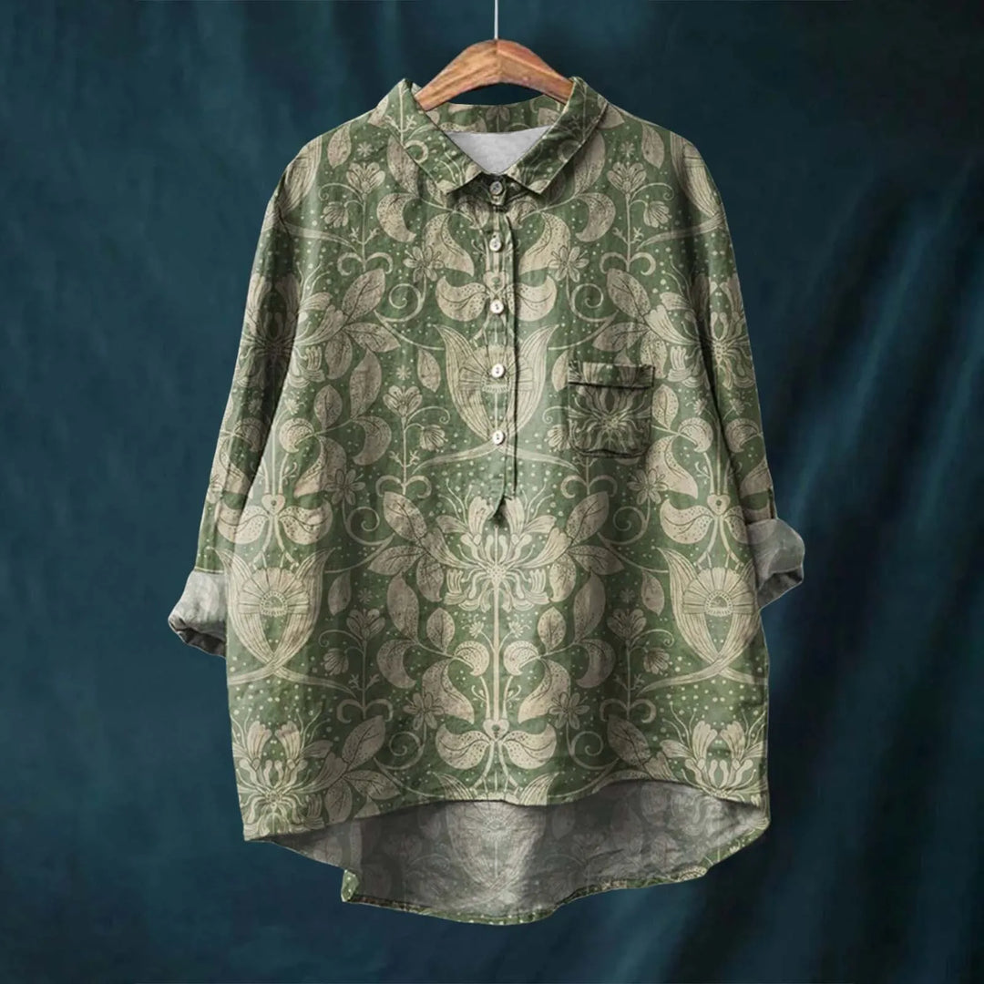 Gunda™ - Elegante Blumenblusen für einen zeitlosen Look