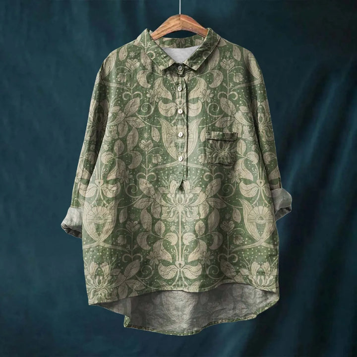 Gunda™ - Elegante Blumenblusen für einen zeitlosen Look