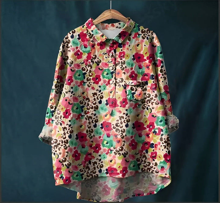 Gunda™ - Elegante Blumenblusen für einen zeitlosen Look