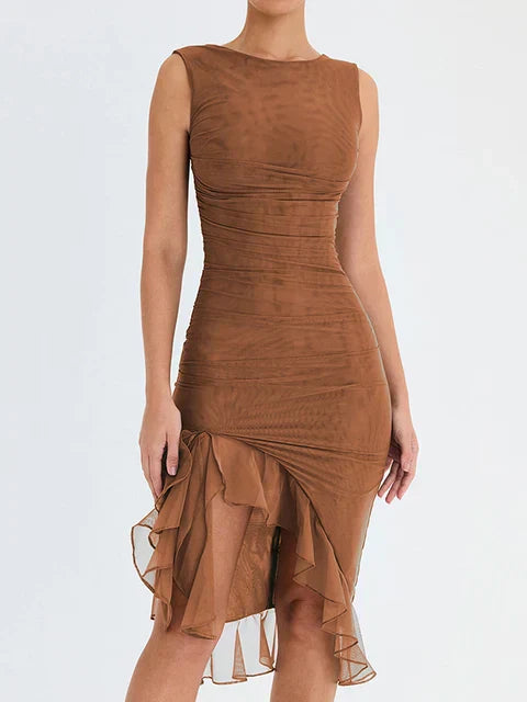 Nancy™ - Elegantes Midi-Kleid