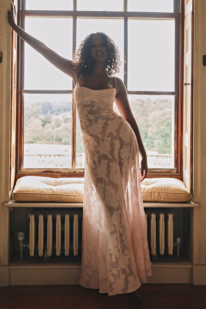 Paulette™ - Elegantes langes Kleid mit Korsett