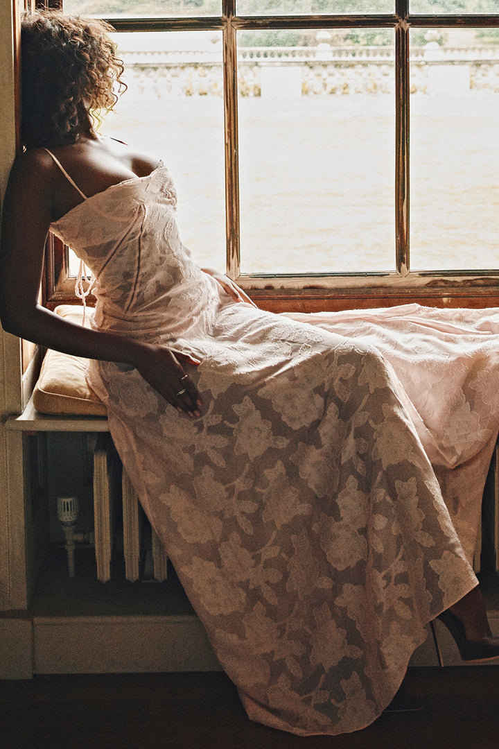 Paulette™ - Elegantes langes Kleid mit Korsett