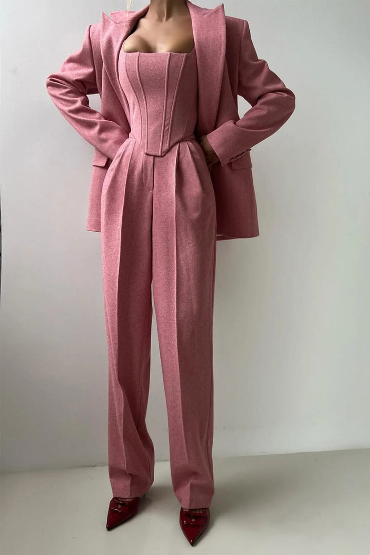 Alba™ - Dreiteiliges Set mit zweireihigem Blazer