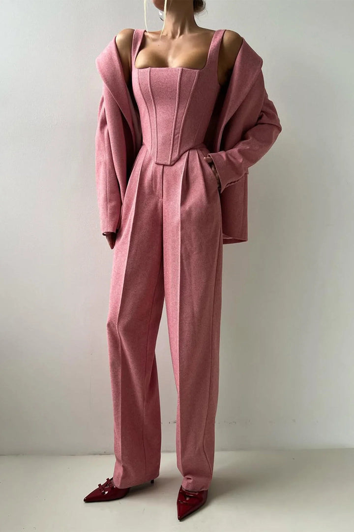 Alba™ - Dreiteiliges Set mit zweireihigem Blazer