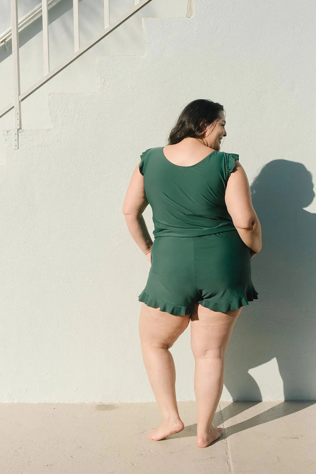 Anouk™ – Badeanzug mit Rüschen und Bruststütze