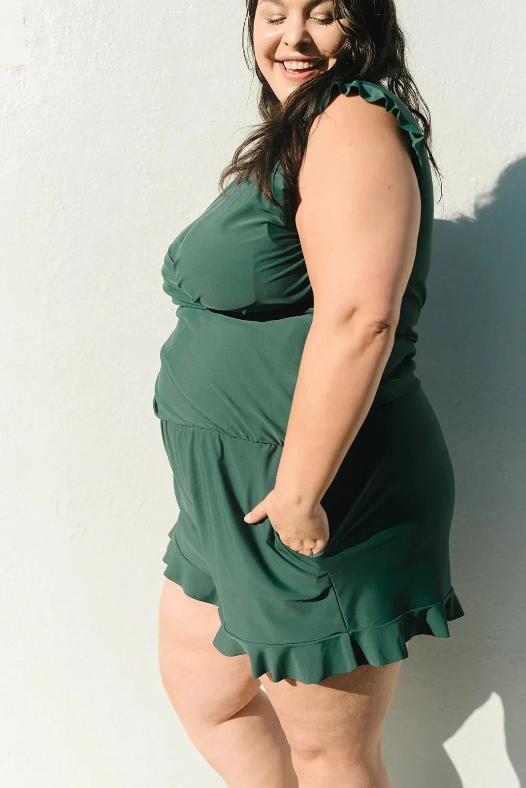 Anouk™ – Badeanzug mit Rüschen und Bruststütze