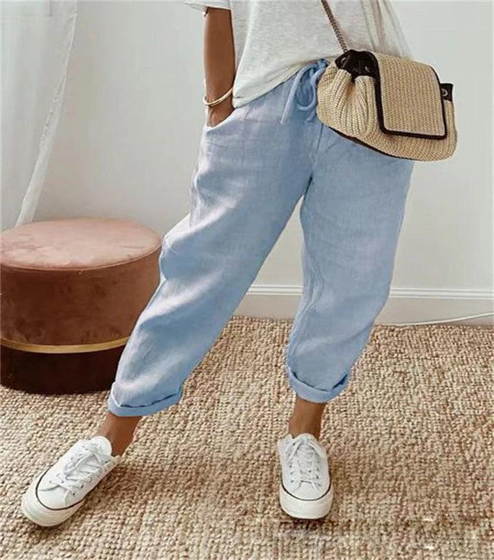 Ayla™ | Premium-Baumwoll-Leinen-Hose – 1+1 GRATIS