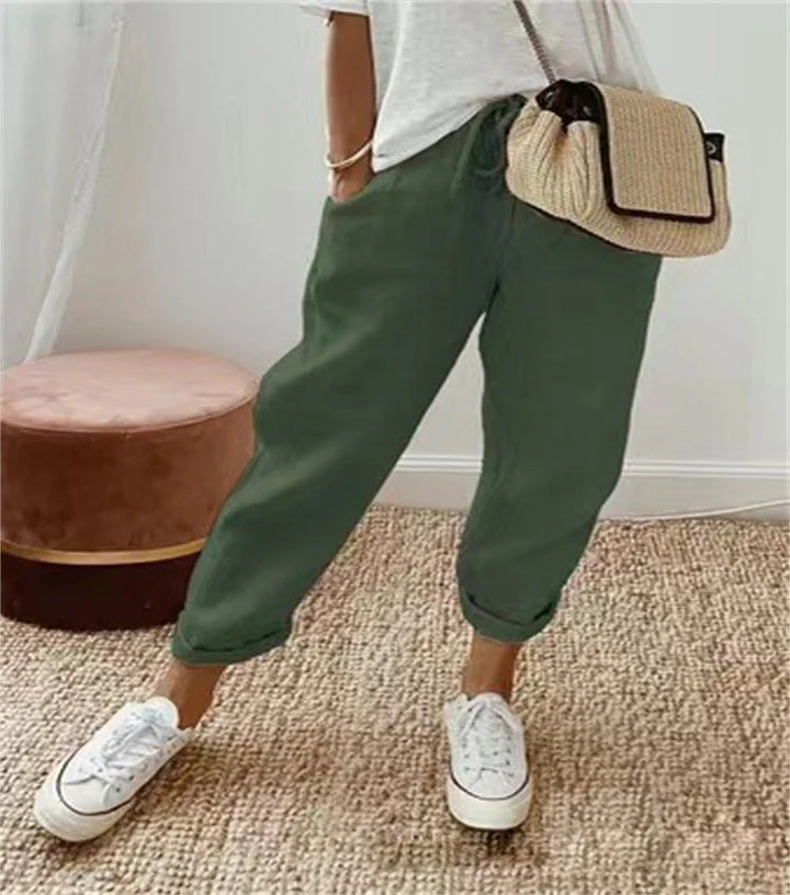 Ayla™ | Premium-Baumwoll-Leinen-Hose – 1+1 GRATIS