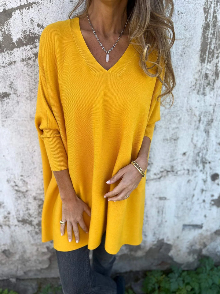 Carmen™ - Gemütlicher Oversize-Pullover mit V-Ausschnitt